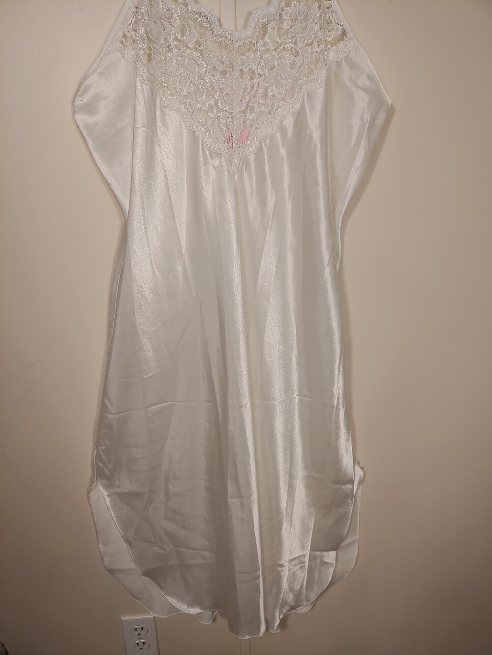 Like New Sexy Just For Women 2X White Stunning Lingerie gown - Picture 4 of 6